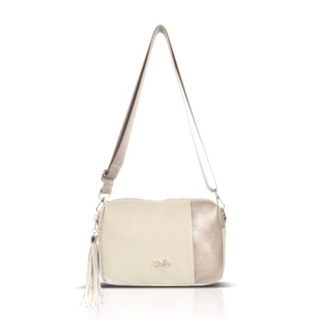 Zellia Női Oldaltáska Zlb210 Beige-Arany - Brw -