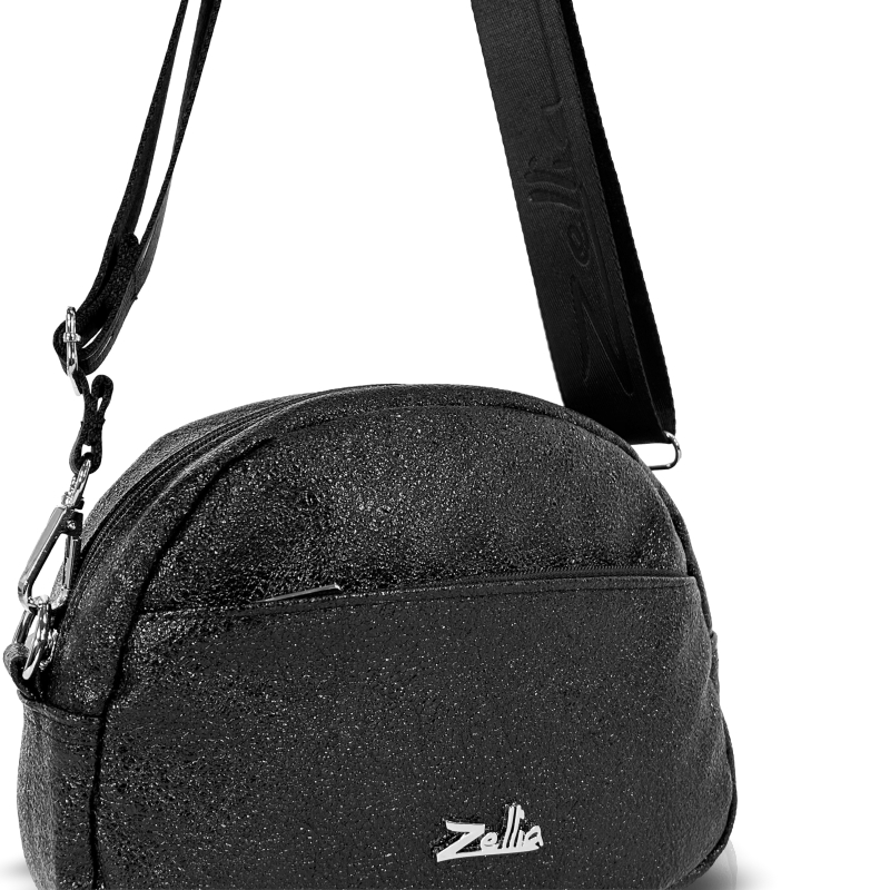 Zellia Női Oldaltáska Zlb444 Fekete - Crystal - - Image 4