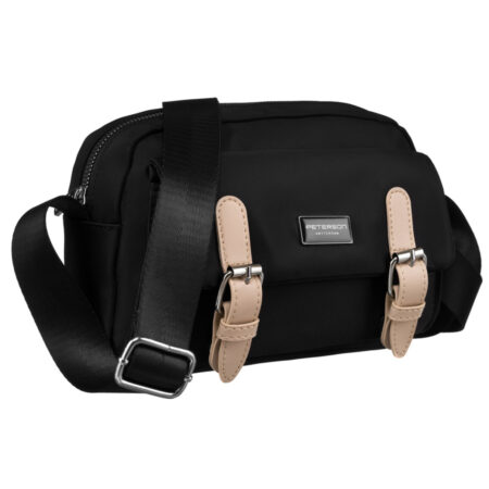Peterson Női Válltáska PTN CTY-07-6241 BLACK- Fekete