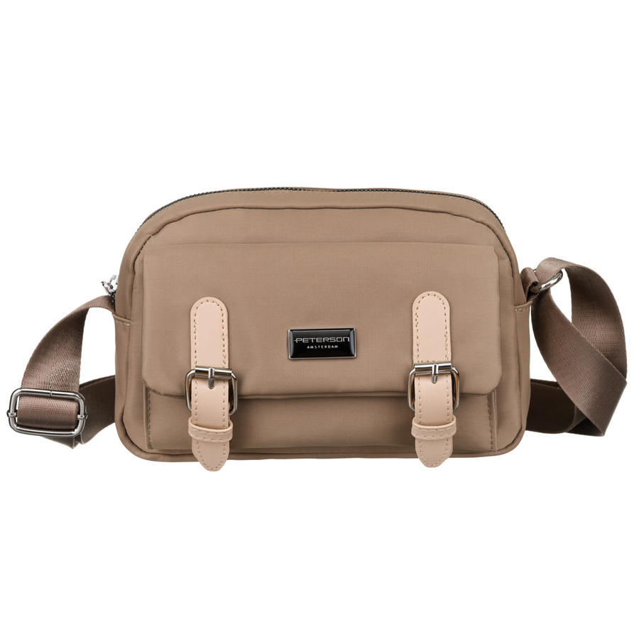 Peterson Női Válltáska PTN CTY-07-6234 BEIGE- Sötét Bézs - Image 3