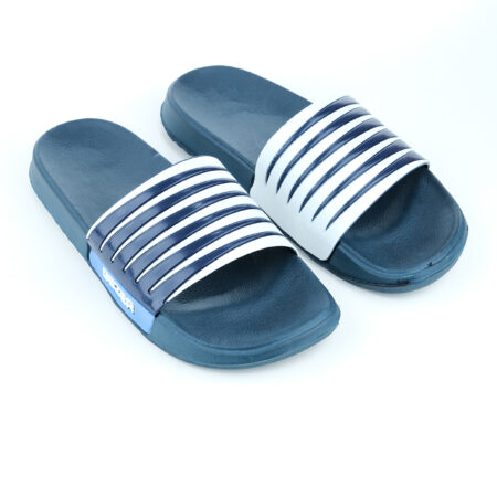 Gezer Sportos Férfi Papucs -12470- Kék-Fehér