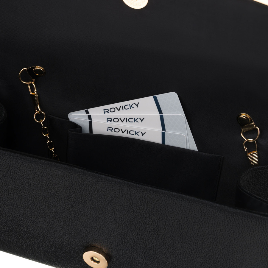 Rovicky Női Alkalmi Táska -R-XS028-1-0580 BLACK- Fekete - Image 6