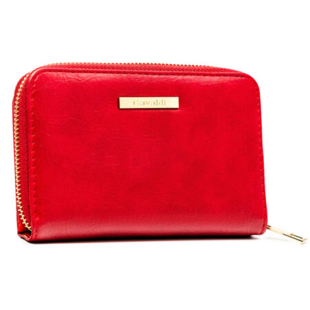 Cavaldi Női Eco Bőr Pénztárca -CHWJ-04-4962 RED- Piros