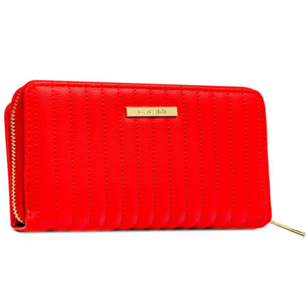 Cavaldi Női Eco Bőr Pénztárca -CHWJ-08-7202 RED- Piros