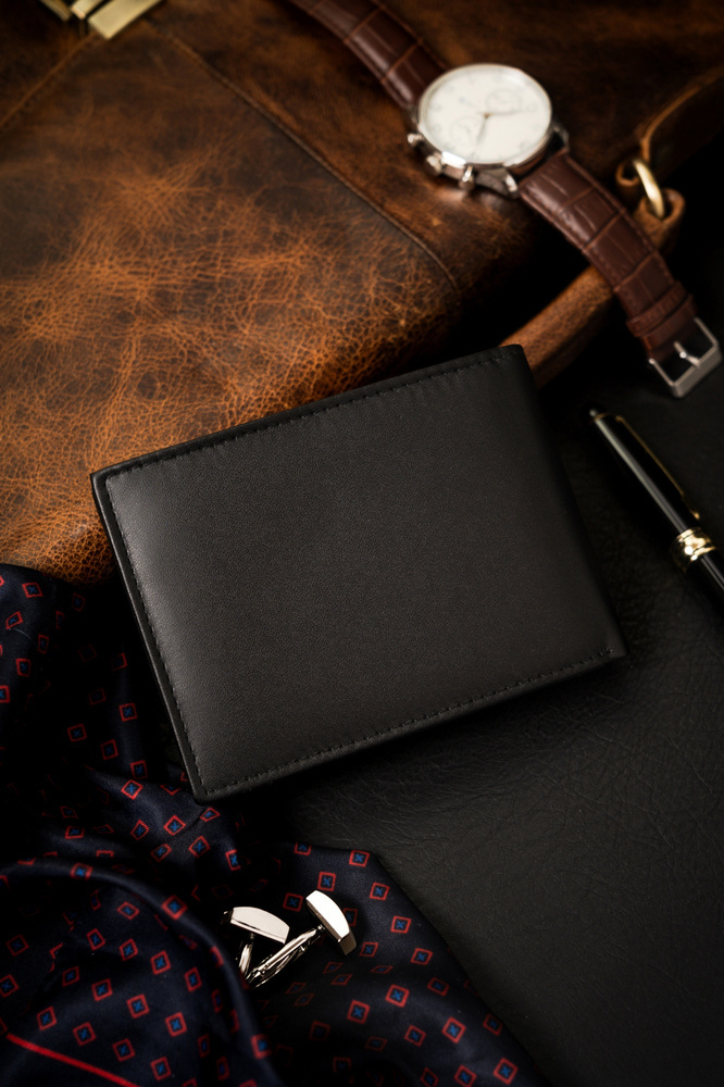 Cavaldi Férfi Eco Bőr Pénztárca - N992-PUT-2793 BLACK- Fekete - Image 3