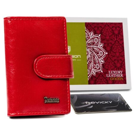 Peterson Női Bőr Kulcstartó- PTN PL-7772-RED- Piros