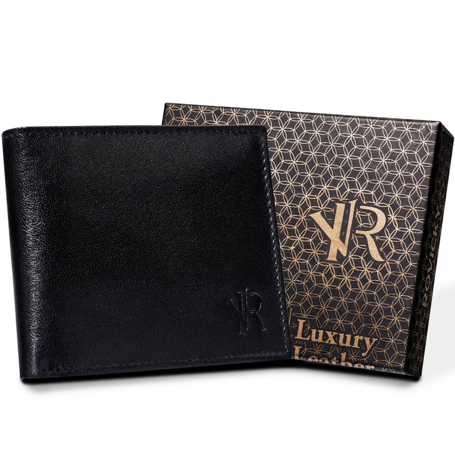 Rovicky Férfi Bőr Pénztárca -N992-GOAN-5238 BLACK- Fekete