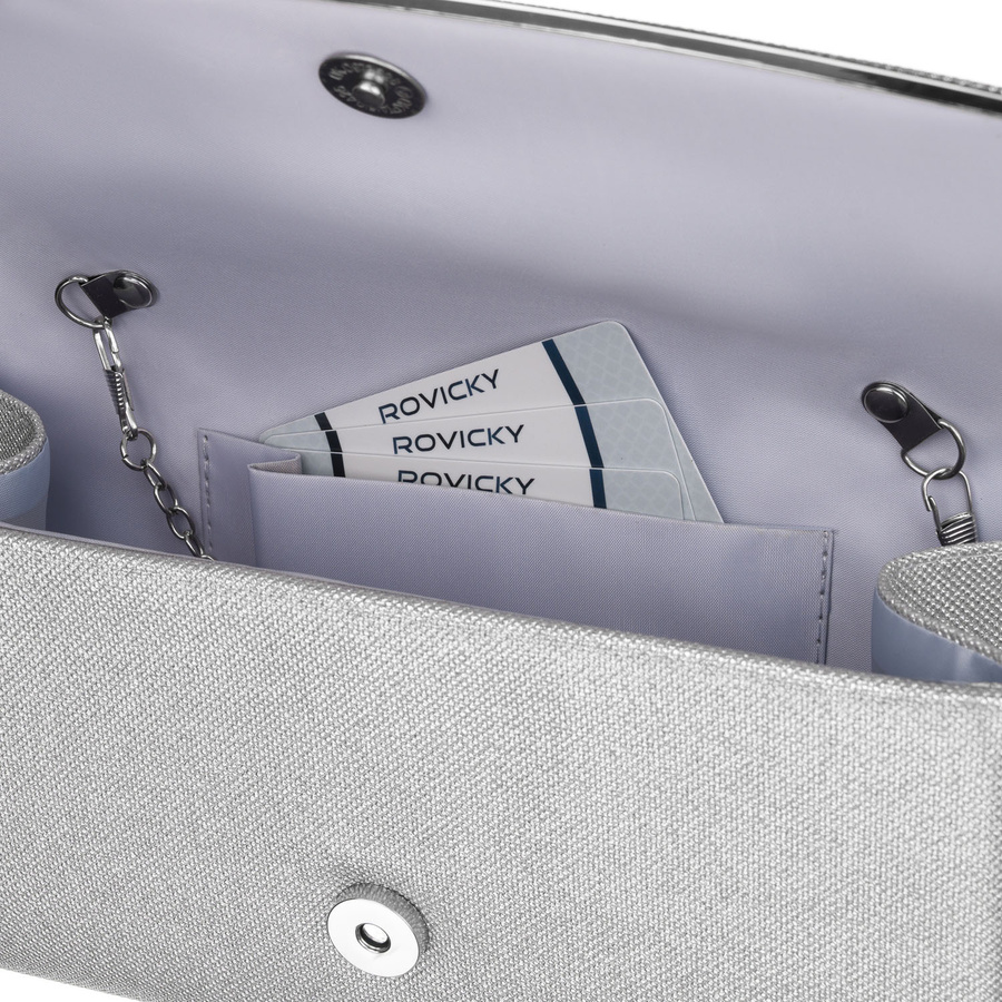 Rovicky Női Alkalmi Táska -R-XS028-2-0634 SILVER- Ezüst - Image 6