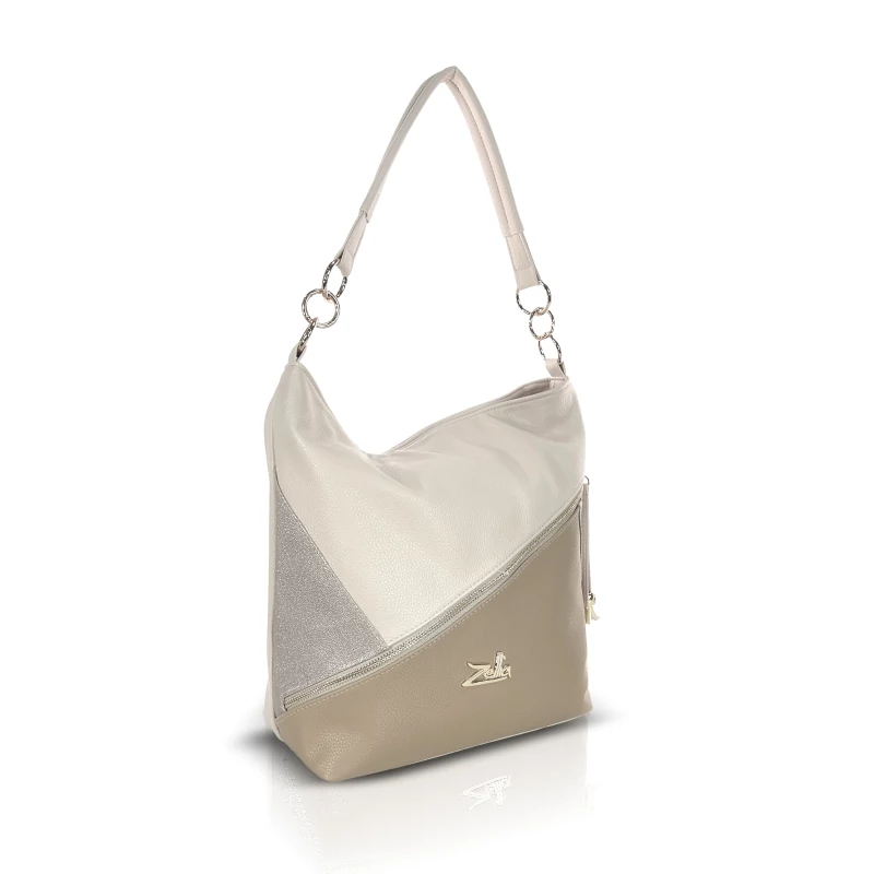 Zellia Női Válltáska 25193 Taupe-Rosegold - Rimini 2 - - Image 2