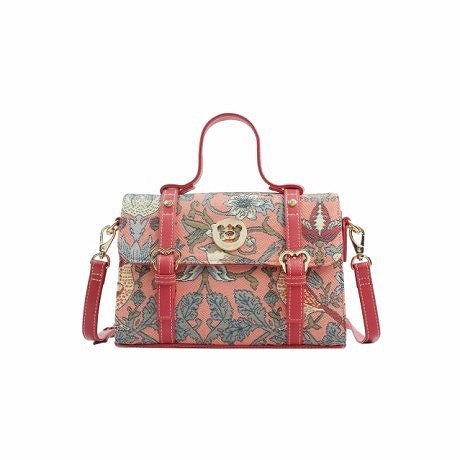 Henney Bear , H-993-STRAWBERRY & BIRD PINK , Válltáska, Kézitáska