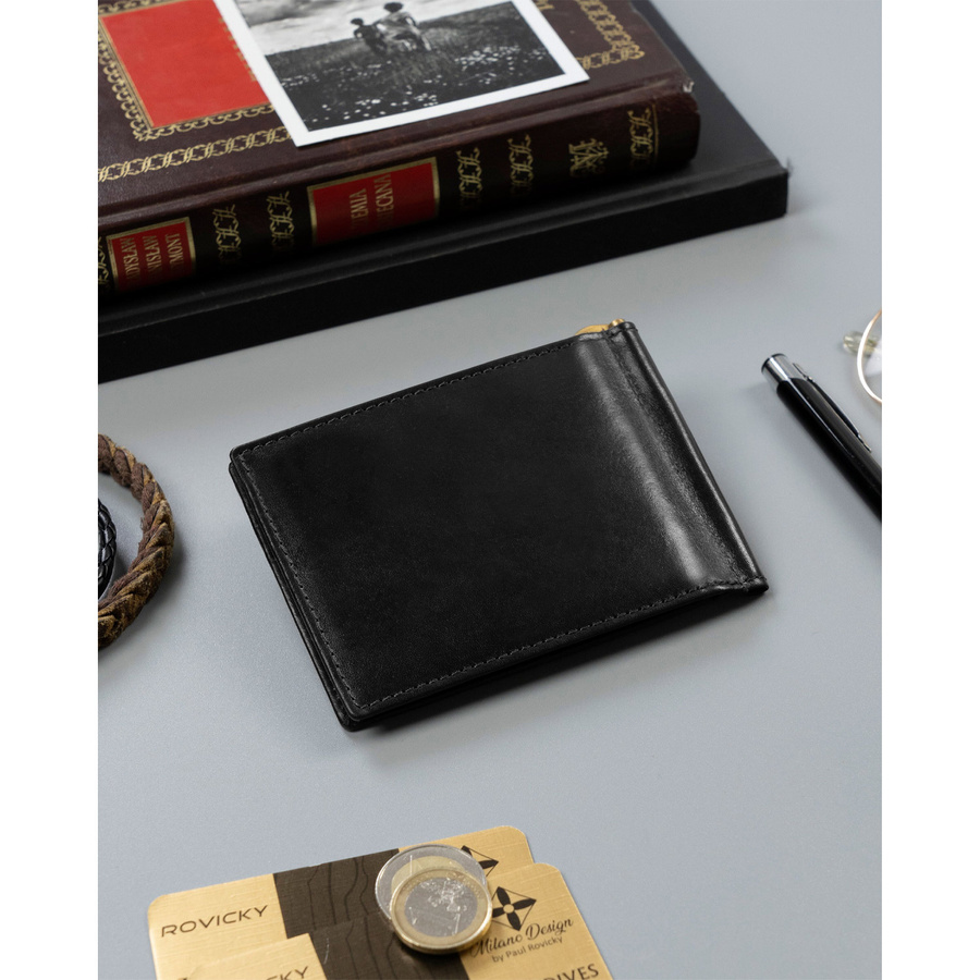 Rovicky Férfi Bőr Kártyatartó -N1908-RVT-9799 FEKETE- - Image 3