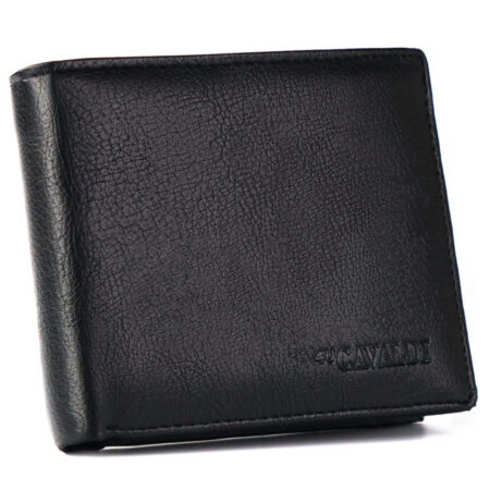 Cavaldi Férfi Öko-Bőr Pénztárca -M208-PU-6823 BLACK-