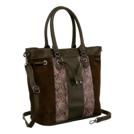 David Jones Öko-Bőr Női Válltáska -6885-5 KHAKI