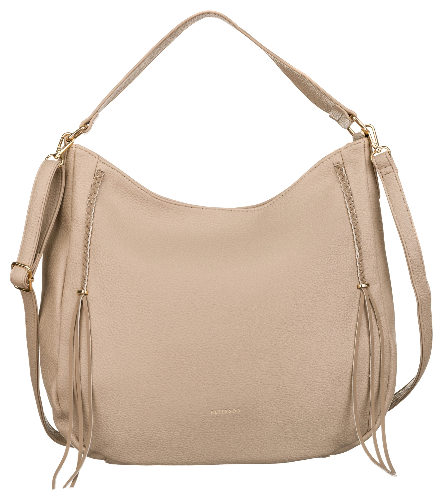 Peterson Női Válltáska -PTN 8044-1-9565 BEIGE- Bézs - Image 4