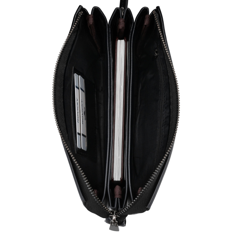 Rovicky Férfi Kézitáska -R-SDR-05-S-1693 BLACK- Fekete - Image 6