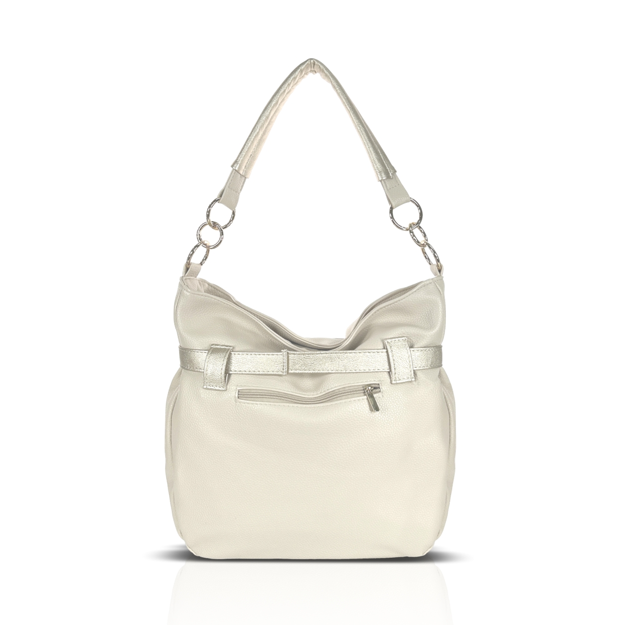 Zellia Női Válltáska 25017 Beige-Arany - Image 4