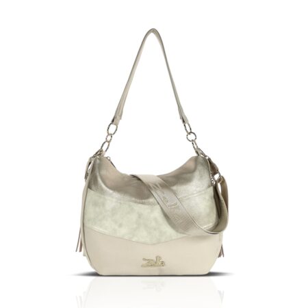 Zellia Női Válltáska 26058 Beige-Arany