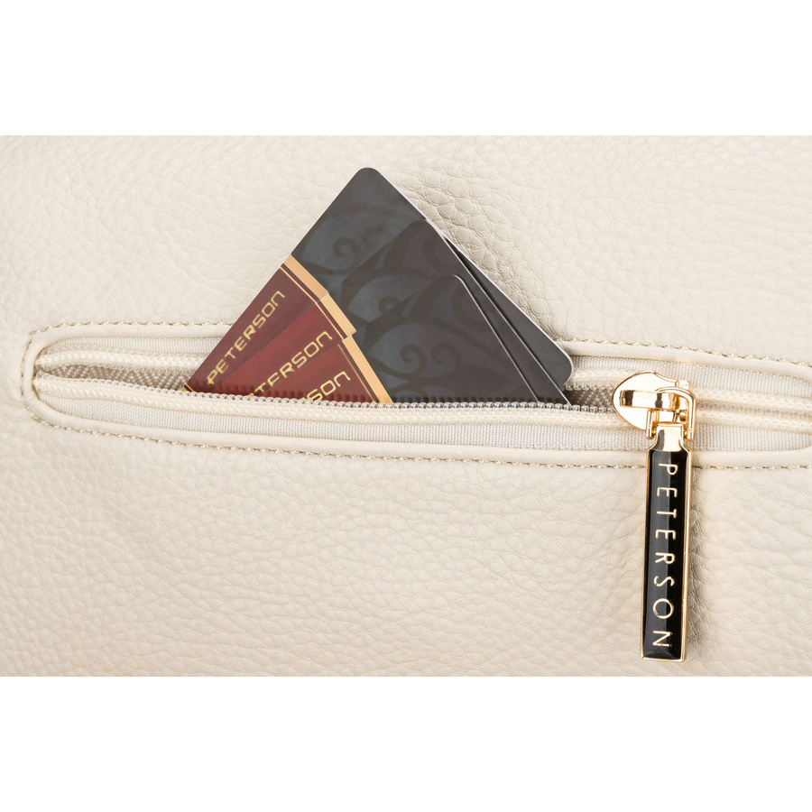 Peterson Női Oldaltáska Ptn Mis-02-3568 L.Beige - Image 8
