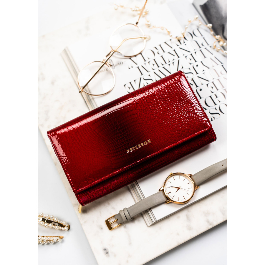Peterson Női Bőr Pénztárca Ptn Ph20-1-Rs-5600 Red - Piros - Image 3