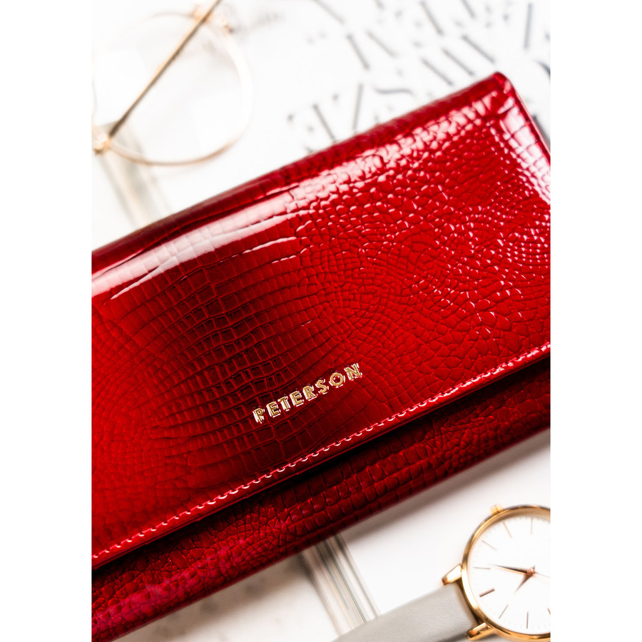 Peterson Női Bőr Pénztárca Ptn Ph20-1-Rs-5600 Red - Piros - Image 4