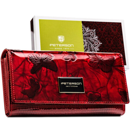 Peterson Női Bőr Pénztárca Ptn Ph27-1-Dbf-5693 Red