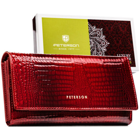 Peterson Női Bőr Pénztárca Ptn Ph27-1-Rs-5686 Red - Piros
