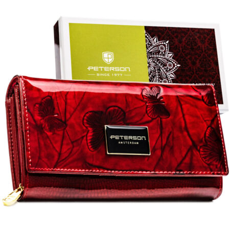 Peterson Női Bőr Pénztárca Ptn Ph28-1-Dbf-5716 Red