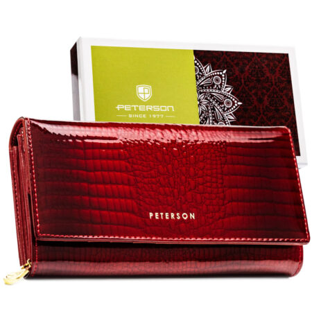 Peterson Női Bőr Pénztárca Ptn Ph28-1-Rs-5709 Red - Piros