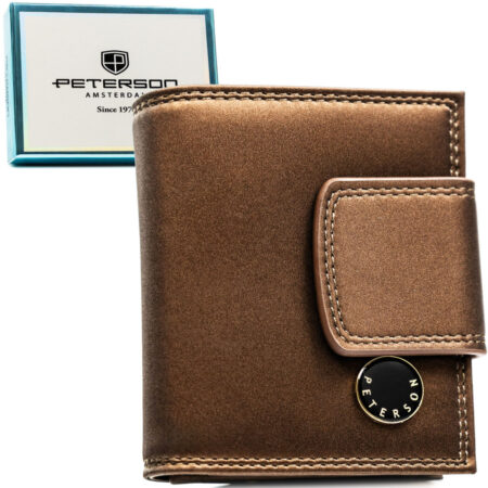 Peterson Női Pénztárca - Echo És Természetes Bőr Ptn Ps329-Hnl-2975 Brown - Barna
