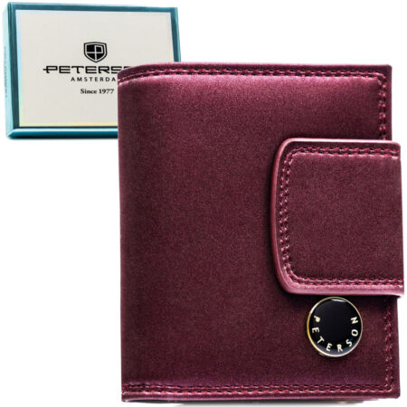 Peterson Női Pénztárca - Echo És Természetes Bőr Ptn Ps329-Hnl-2982 Purple - Lila
