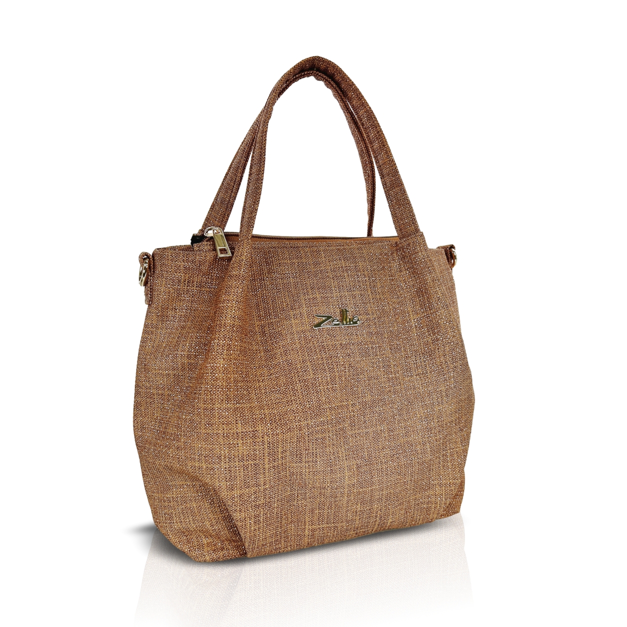 Zellia Női Válltáska Zlb324 Camel - Shimmer - - Image 2
