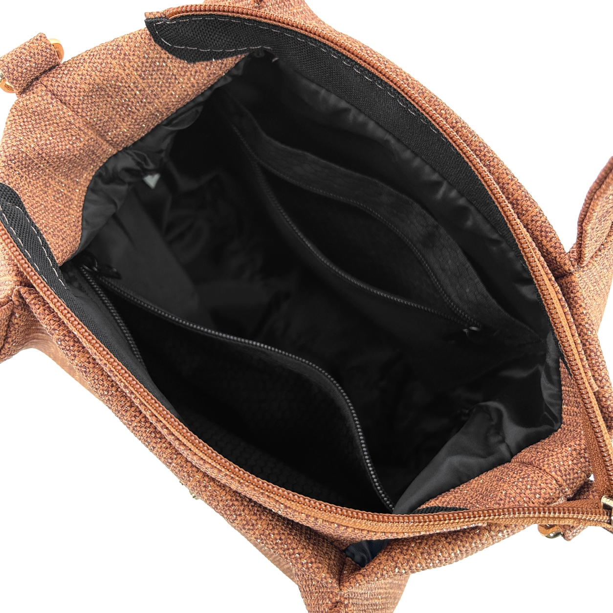 Zellia Női Válltáska Zlb324 Camel - Shimmer - - Image 5