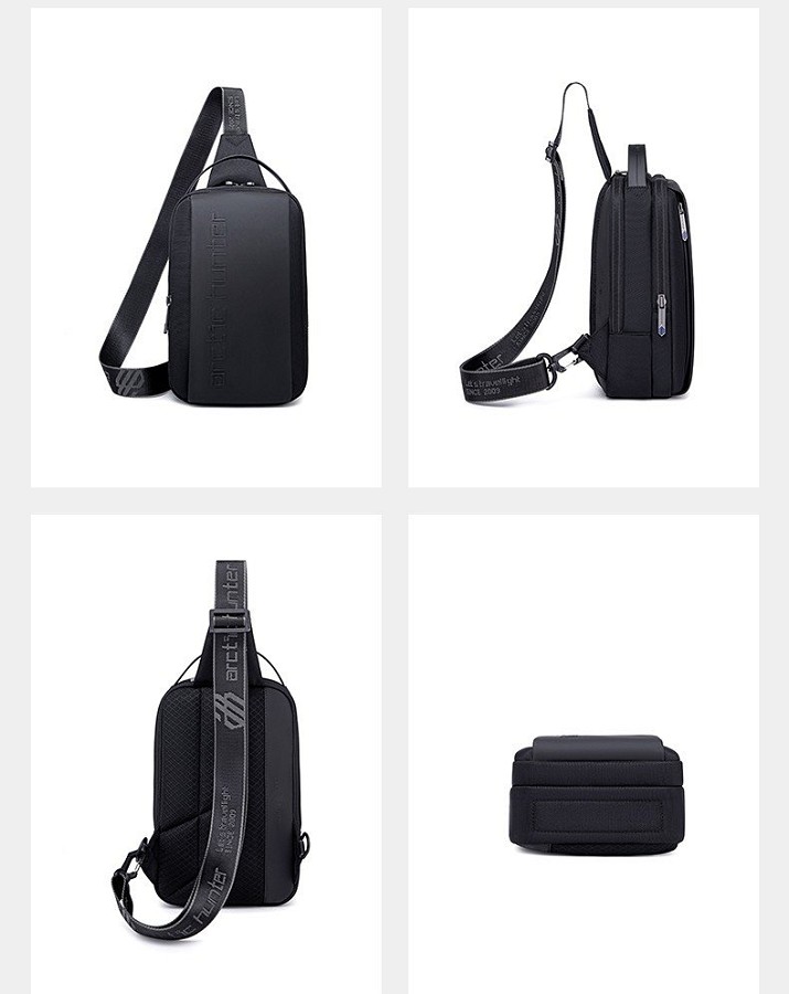 Arctic Hunter, AH-B00451-black,Üzleti hátizsák, Laptoptáska - Image 9
