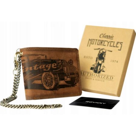 FÉRFI BŐR PÉNZTÁRCA N992C-VIN-C-2027 BROWN