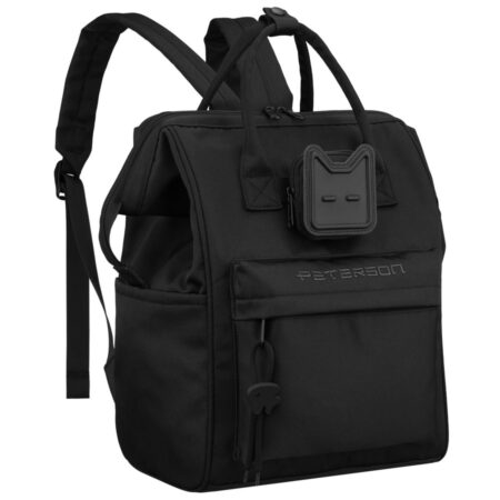 Peterson Női Hátizsák -PTN MP2-01-7489-BLACK- Fekete