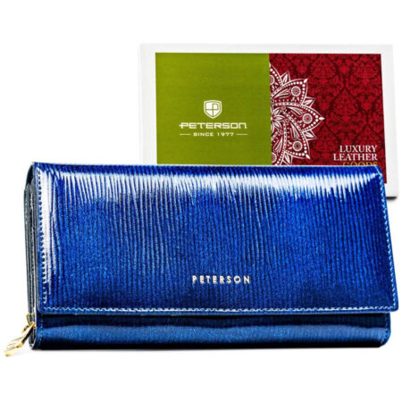 Peterson Női Bőr Pénztárca -PTN 42106-PR-8294 BL- Kék