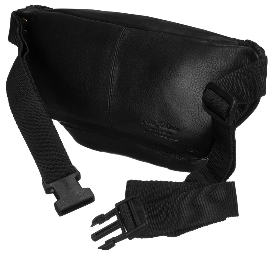 Peterson Férfi Bőr Övtáska -PTN-375-NDM-2708 BLACK- Fekete - Image 8