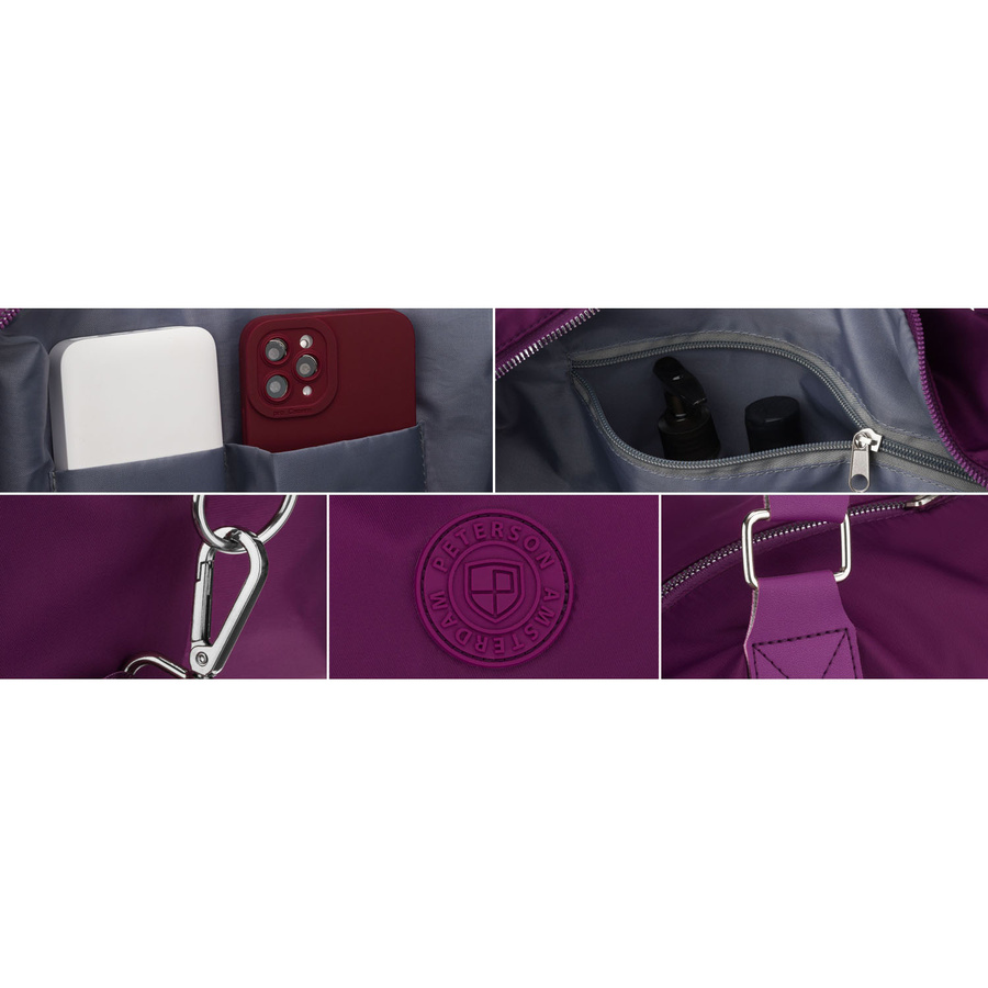 Peterson Utazó Táska -PTN 25531-5677 Purple- Lila - Image 15