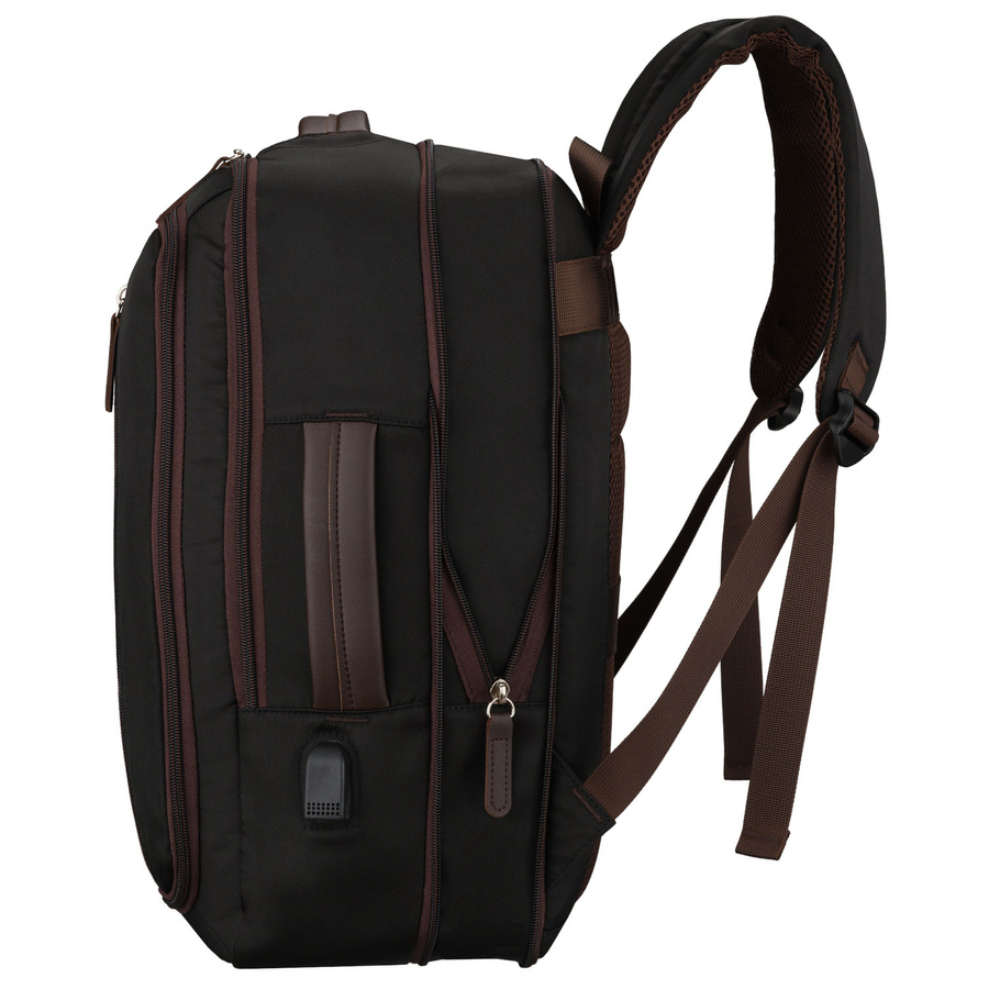Peterson Utazó Hátizsák -PTN JPSL-02-9250-BLACK -Fekete - 40 X 30 X 15-20 cm - Image 11