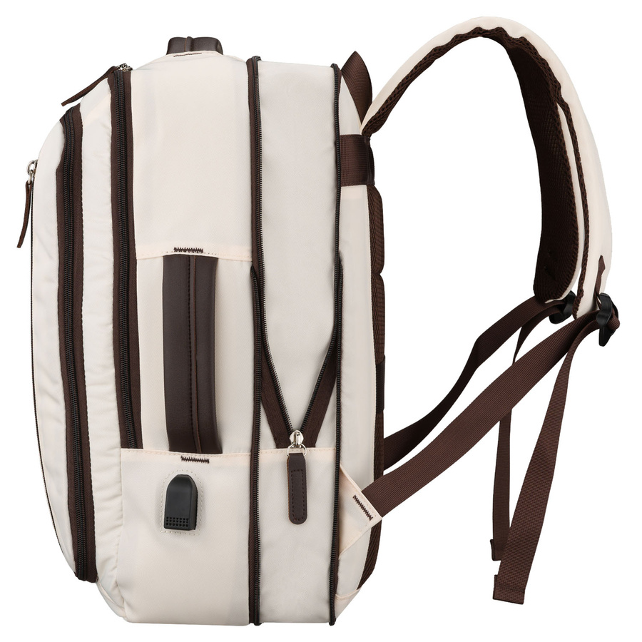 Peterson Utazó Hátizsák -PTN JPSL-02-9267-BEIGE -Bézs - 40 X 30 X 15-20 cm - Image 11