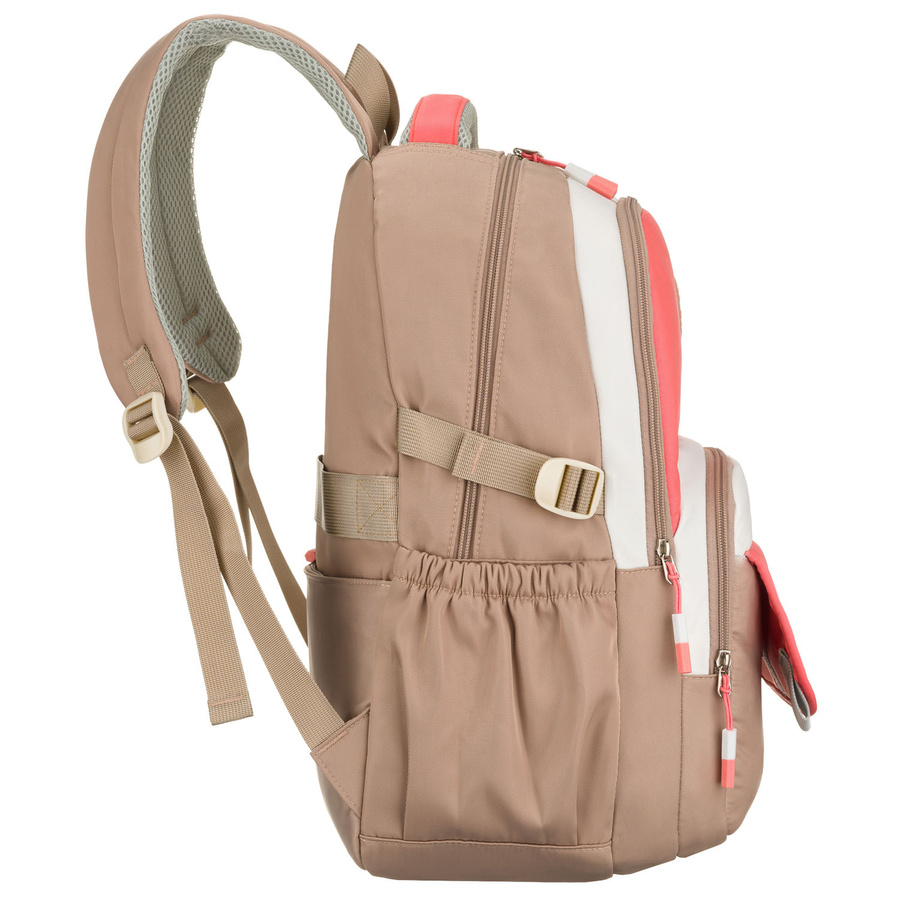Peterson hátizsák- PTN 8592-1372 BEIGE- Bézs Rózsaszín - Image 5