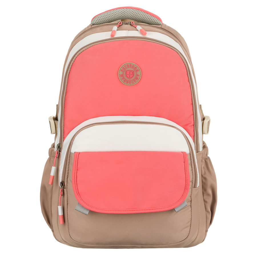 Peterson hátizsák- PTN 8592-1372 BEIGE- Bézs Rózsaszín - Image 2
