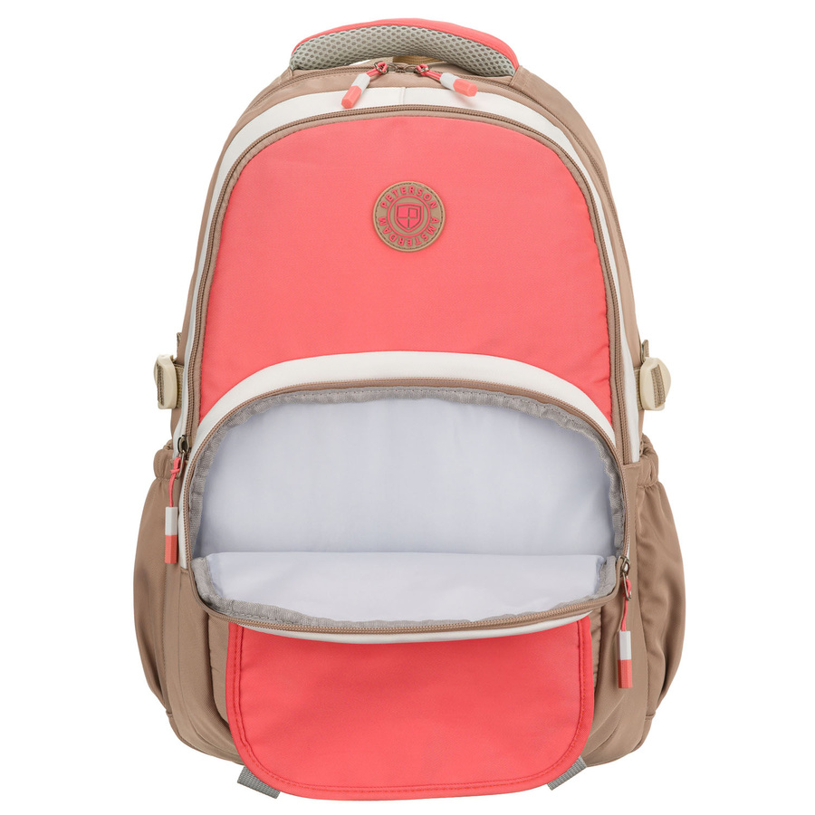 Peterson hátizsák- PTN 8592-1372 BEIGE- Bézs Rózsaszín - Image 3