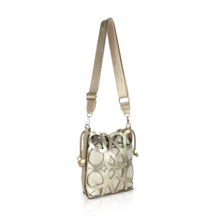 Zellia Női Oldaltáska 25096 Arany-Beige - Brw -