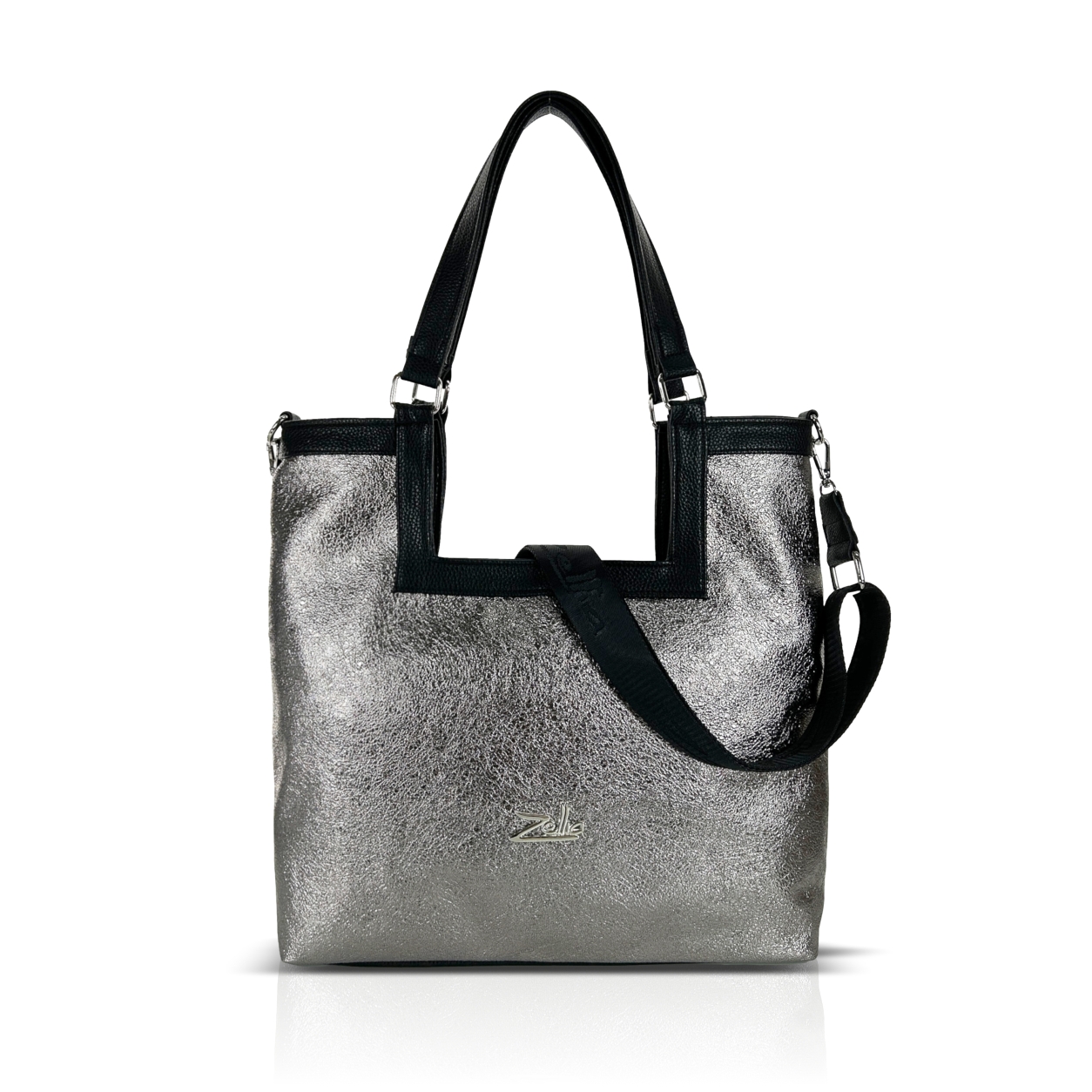 Zellia Női Válltáska 26074 Grafit - Crystal -