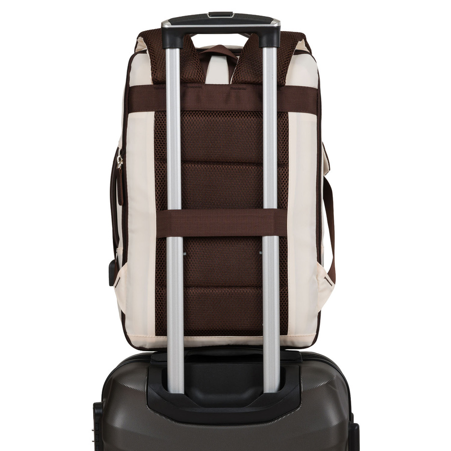 Peterson Utazó Hátizsák -PTN JPSL-03-9281-BEIGE- Bézs - 40 X 30 X 15-20 cm - Image 11