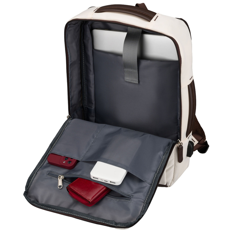 Peterson Utazó Hátizsák -PTN JPSL-03-9281-BEIGE- Bézs - 40 X 30 X 15-20 cm - Image 10