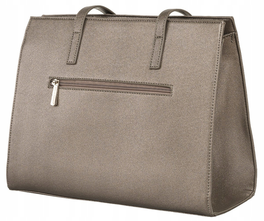 David Jones Öko-Bőr Női Válltáska -CH21081 D.SILVER- Bronz - Image 8