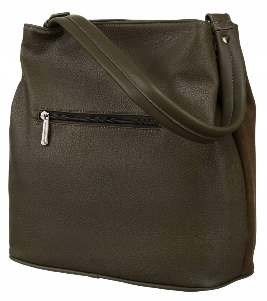 David Jones Öko-Bőr Női Válltáska -6885-4 KHAKI - Image 7
