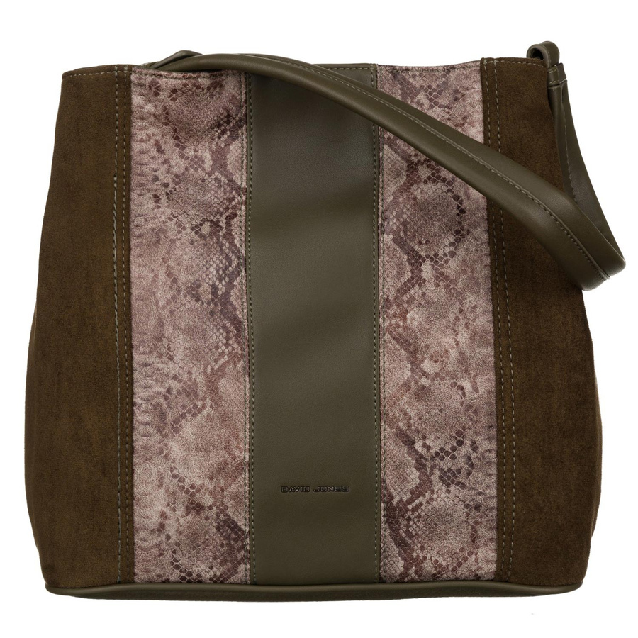 David Jones Öko-Bőr Női Válltáska -6885-4 KHAKI - Image 2